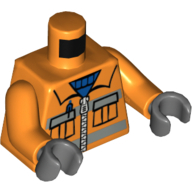 Lego tělo, oranžová (6031982, 4275843)
